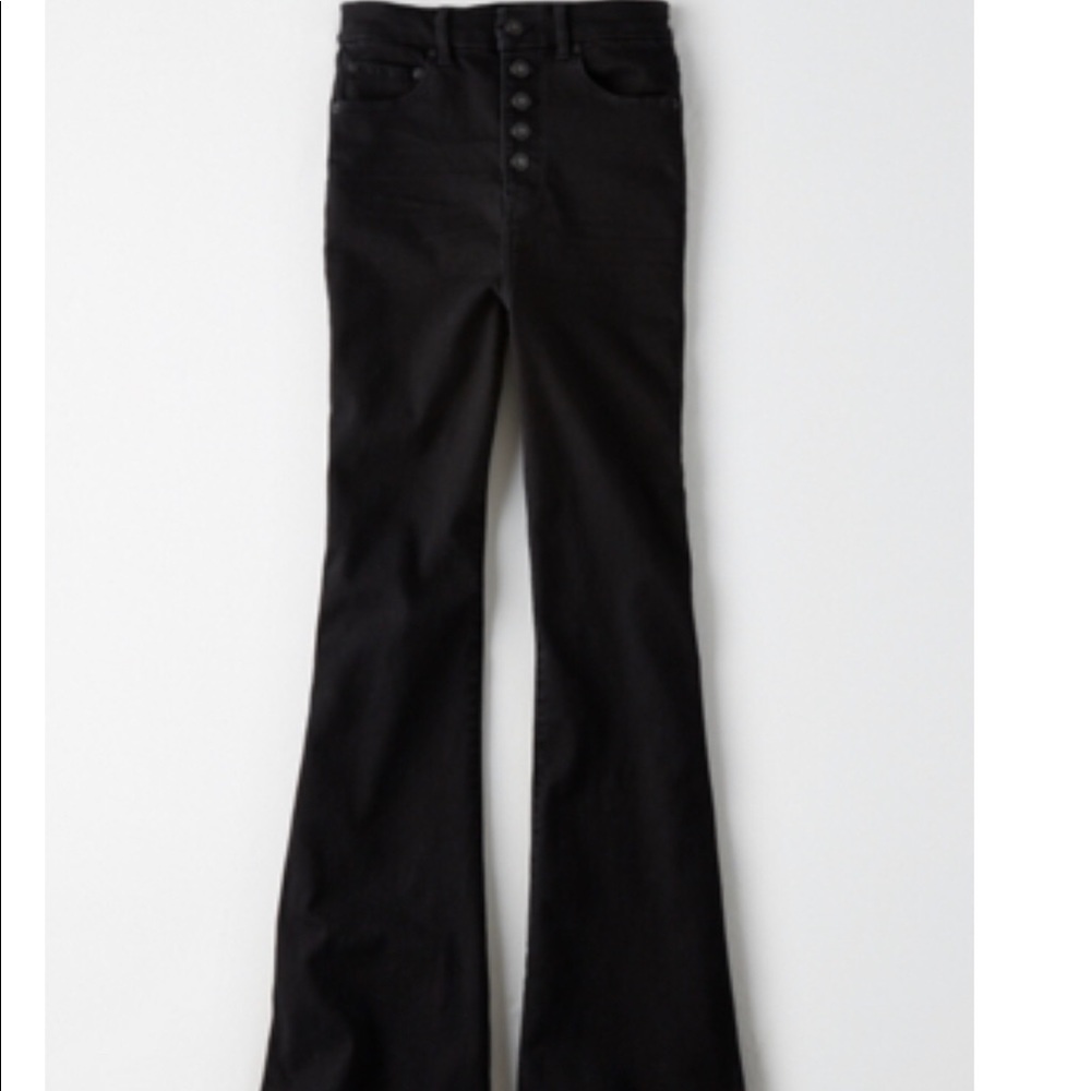 New American Eagle curvy highest rise flare 18.